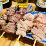 居酒や うえちゃん - お任せ串焼き5本盛り