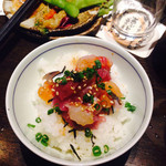 九州うまいもんと焼酎 芋蔵 - ミニ海鮮丼縦