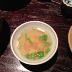 天ぷら 元吉 - 芝海老出汁のスープ Ｈ26.8