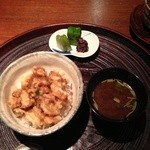天ぷら 元吉 - かき揚げ丼 Ｈ26.8