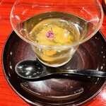 かねと - もずくとオクラとろろ　加減酢ジュレ掛け