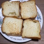 銀座に志かわ - 塩バター食パン　スライスしてトーストしました