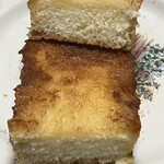 銀座に志かわ - ハニートーストの断面