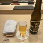 鮨 浜はち - まずはカラカラの喉に♡♡