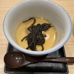 鮨 浜はち - あさりとひじきの茶碗蒸し