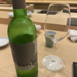 鮨 浜はち - 甲州ワイン