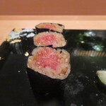 なだ万 - とろたく巻き