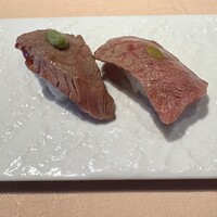 特選近江牛レストラン ティファニー - 近江牛炙り寿司