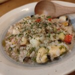 焼貝うぐいす - 貝のリゾット