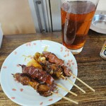 ささのや - ハツ、ナンコツ、レバー、カシラ