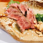 アカリ - 佐賀牛のタタキ♪美味い