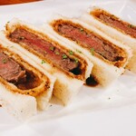 アカリ - 佐賀牛のビーフカツサンド♡