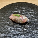 鮨 稲荷 たけ屋 - 鯵