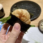 鮨 稲荷 たけ屋 - ホタテの磯辺焼き