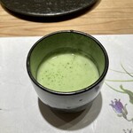 鮨 稲荷 たけ屋 - ずんだの茶碗蒸し