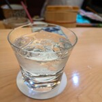 浪速 鮨波留加 - 芋焼酎のロック