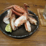 二代豊国 - 活毛蟹　北海道　炭火焼