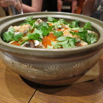 二代豊国 - 【食事】　鱧と松茸土鍋炊き込み御飯
