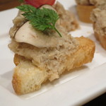 二代豊国 - 【口直し】　松茸と生ハムとクリームチーズのリエット
      