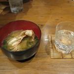 二代豊国 - 【椀物】　団扇海老味噌汁