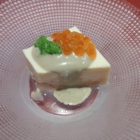 鮨　銀座　鰤門 - カニとホワイトアスパラの豆腐仕立て♪　濃厚でした！