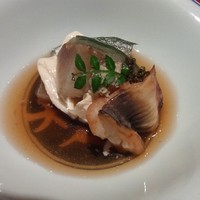 鮨　銀座　鰤門 - 丸なすと穴子と湯葉♪
                