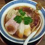だし廊 - 貝だし魚醤そば（細麺）1000円