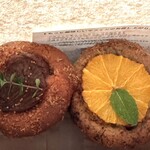 菓子屋めがね - いちじくカスタード＆オレンジカスタード