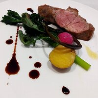 リストランテ ラ ソリア - 三田ポーク（兵庫県産四元豚）と地野菜のロースト（2025.4）