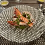 トラットリア・リョウゴク - アシアカエビ　ハマグリ