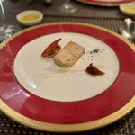 トラットリア・リョウゴク - フォアグラ　干柿