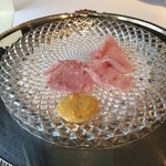 銀座 ハプスブルク・ファイルヒェン - 生ハムの盛り付け