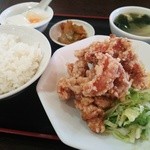 香蘭 - 鶏の唐揚げランチ（750円）