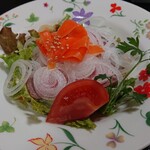 さかや - ローストビーフのサラダ♪新玉ねぎのおいしいこと