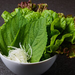 サンチュ盛り合わせ