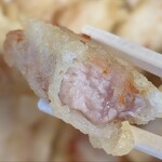 肉＆麺 - まずはそのまま　酢豚断面（食べ掛け御免）