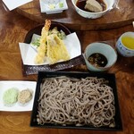 そば源 - 鶴の膳(海鮮天ぷら)大盛2420円