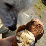 牛小屋のアイス - 