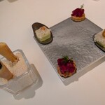 メイ - 今回のアミューズブーシュたち。泡が止まらん