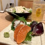 九州料理と地酒 うまかばい - お刺身3点盛り