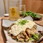 九州料理と地酒 うまかばい - 自家製タルタルソースチキン南蛮