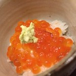 食堂 おがわ - お通し
      
      新もの筋子のおこわ
      
      めっちゃ旨し！