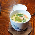 手毬 - セットの茶碗蒸し(単品は500yen)