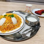 ハラール ドーサ ビリヤニ - “ビリヤニセット（チキン）”と“タンドリーチキン1P”