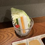 串かつ だいぼん - 野菜スティック