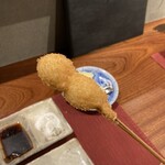 串かつ だいぼん - （追加）ウズラ