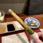 串かつ だいぼん - アスパラガス