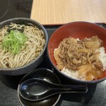 涮涮鍋 Dontei 取手藤代店 - 牛肉丼與蕎麥麵套餐