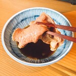 小料理と鍋 由乃 - 牛タンしゃぶしゃぶ
