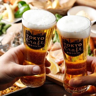 種類豊富なドリンク勢揃い！ビールもサワーも楽しめる♪